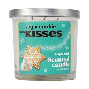 Triple Wick Scented Candle 14oz - Hershey's Kisses Sugar Cookies [TWC14]